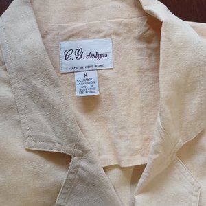 C.G. Designs Vintage Womens Size M Jacket Long sleeve